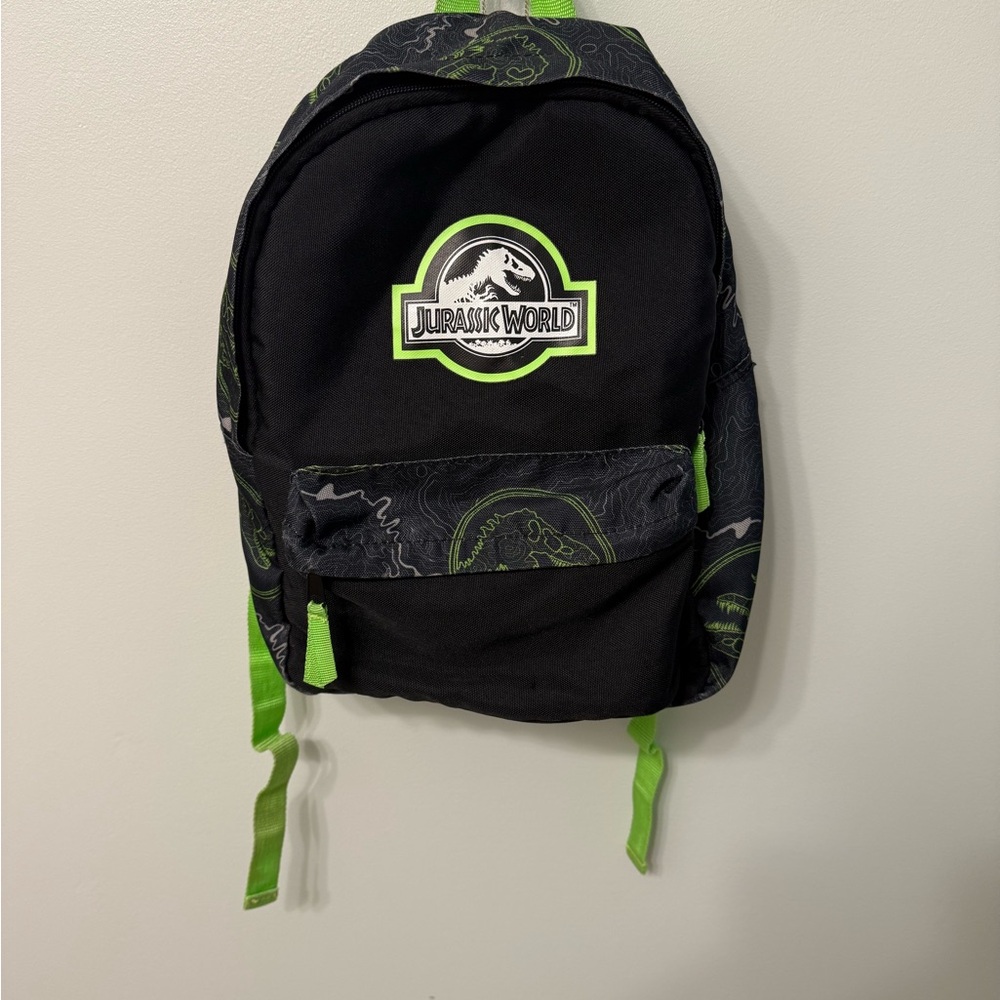H&M Jurassic World Black and Green Backpack